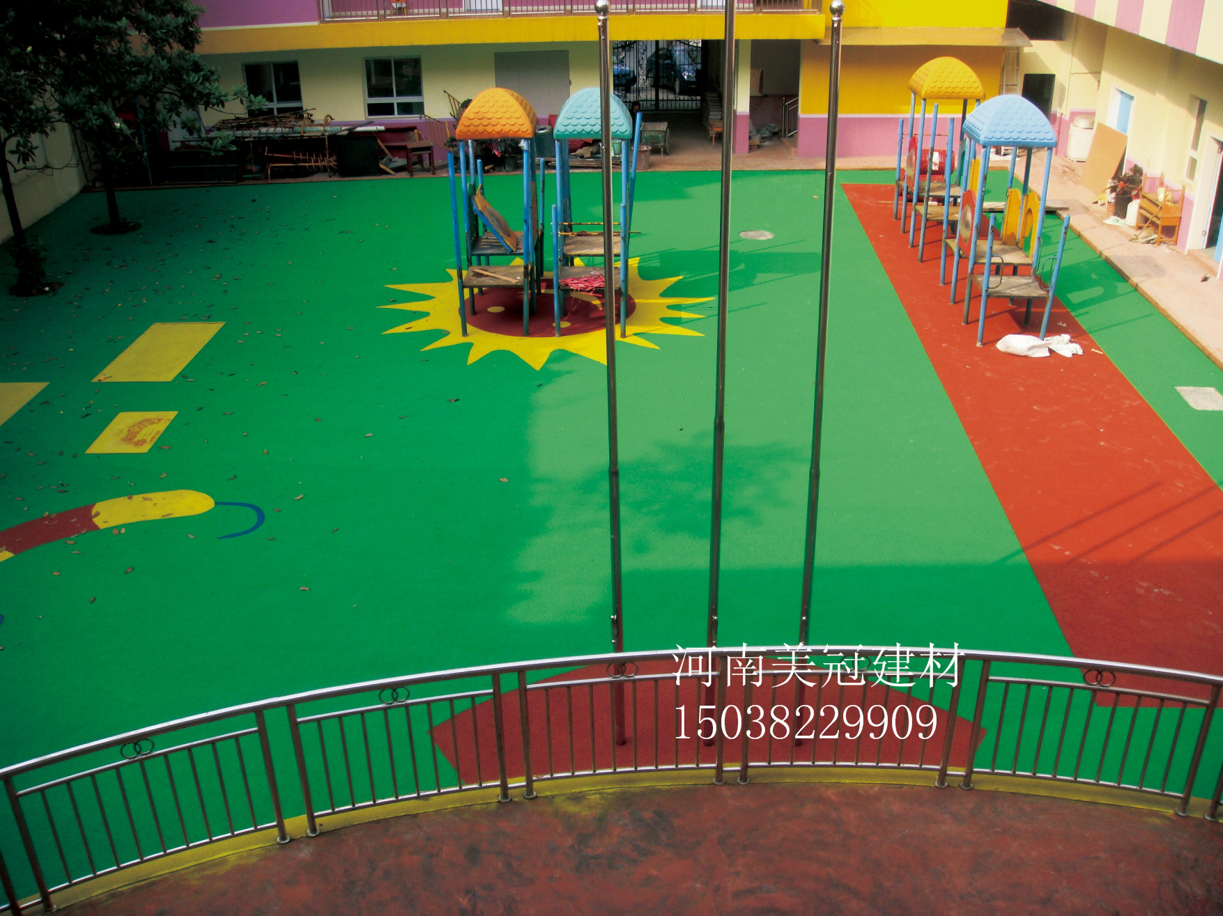 腾方卡通PVC儿童地板为暑期幼儿园装修锦上添花-腾方pvc地板4008798128